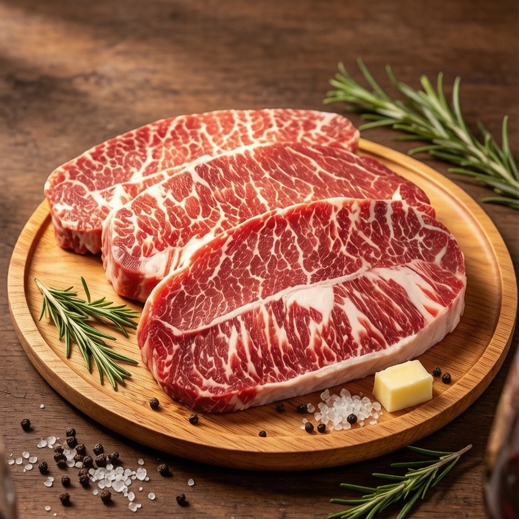Premium Grain-Fed Beef Steak