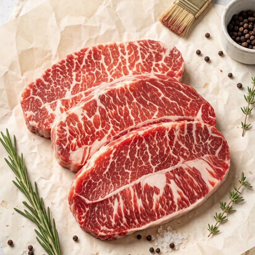 Premium Grain-Fed Beef Steak