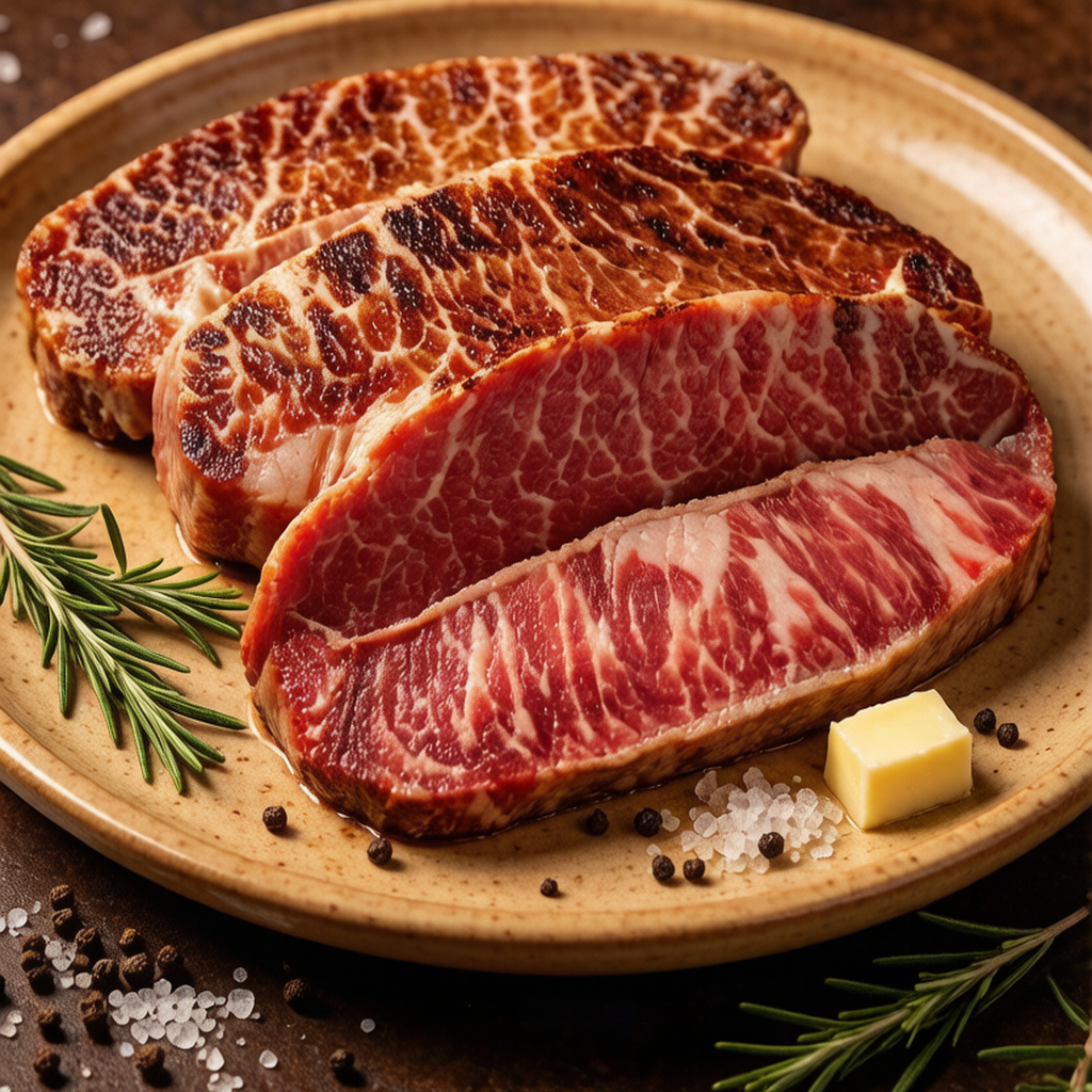 Premium Grain-Fed Beef Steak